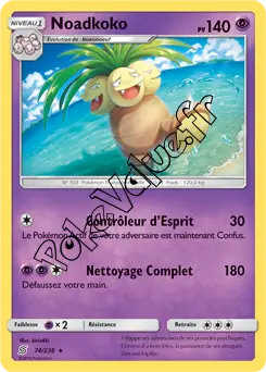 Carte Pokémon Noadkoko n°74 de la série Harmonie des Esprits
