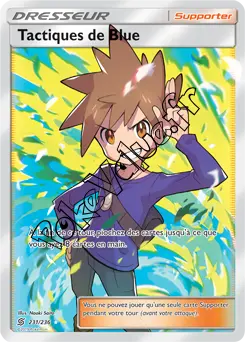 Carte Pokémon Tactiques de Blue n°231 de la série Harmonie des Esprits