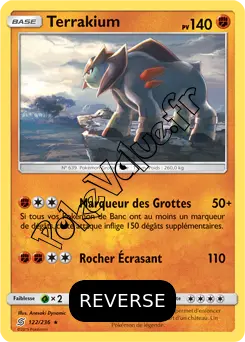 Carte Pokémon Terrakium Reverse n°122 de la série Harmonie des Esprits