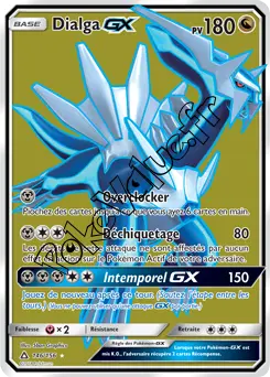 Carte Pokémon Dialga GX  n°146 de la série Ultra-Prisme