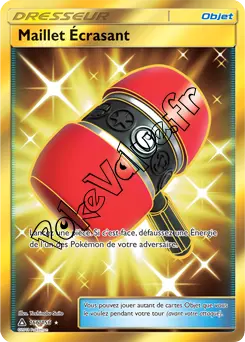Carte Pokémon Maillet Écrasant n°166 de la série Ultra-Prisme