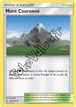 Carte Pokémon Mont Couronné n°130 de la série Ultra-Prisme