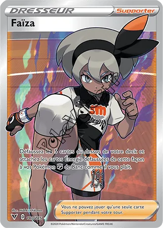 Carte Pokémon Faïza n°180 de la série Voltage Éclatant
